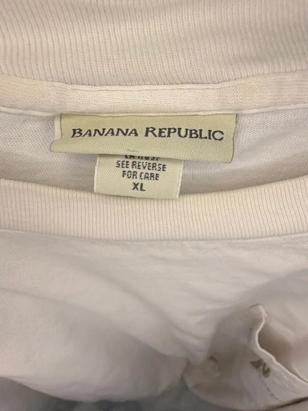 1990s Banana Republic Map Pocket T shirt Vintage